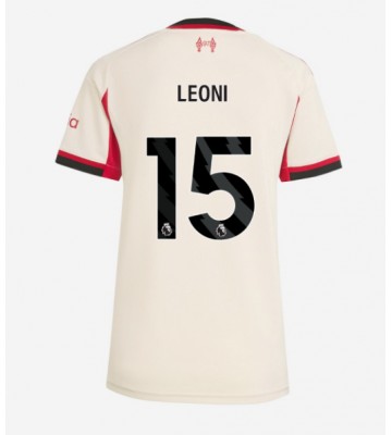 Liverpool Giovanni Leoni #15 Udebanetrøje Dame 2025-26 Kortærmet